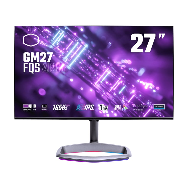 Cooler Master Gaming GM27 FQS ARGB LED display 68 6 cm 27 2560 x 1440 pixels Quad HD Neuf