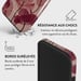 Burga Funda para iPhone 13 Tough Shockproof modelo Tender Kiss Rojo