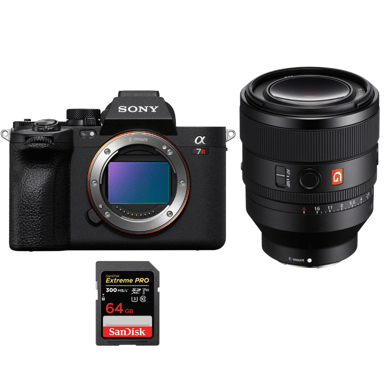Appareil photo hybride Sony A7R V + FE 50mm f/1.2 GM + 1 SanDisk 64GB Extreme PRO UHS-II + Ebook ''20 astuces pour des images qui claquent''