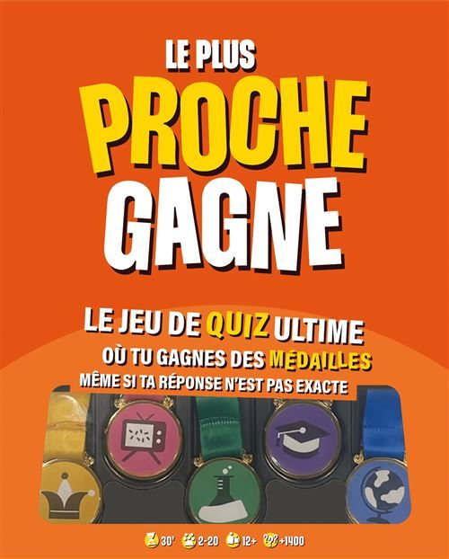 Jeu d'ambiance Asmodee Le Plus Proche Gagne - Neuf
