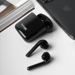 Cuffie wireless on-ear Sonik Lite con custodia per la ricarica, nero Jet