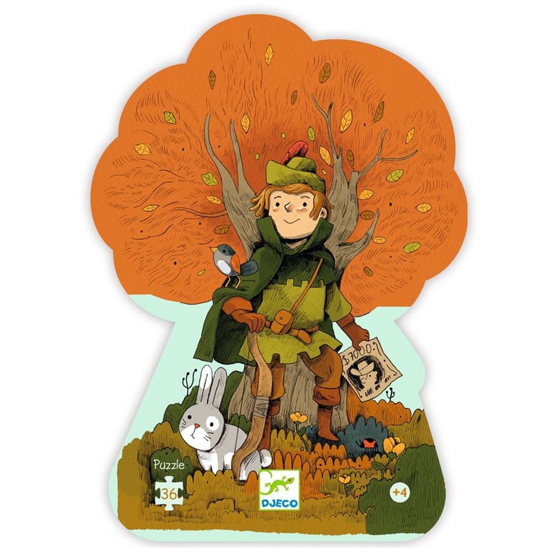 Puzzle Djeco Robin des bois 36 pièces - vue 2