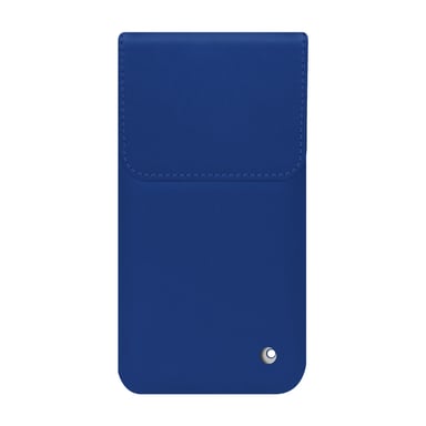 Pochette cuir Apple iPhone 16 Plus -  - Bleu - Cuir lisse