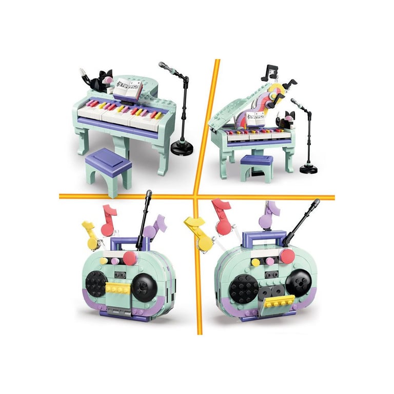 LEGO® Creator 31392 Décoration musicale : piano et chat - vue 6