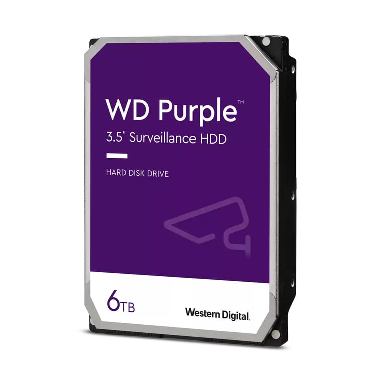 Western Digital Wd Purple, 3.5'', 6Tb, Sata/600, 256Mb Cache