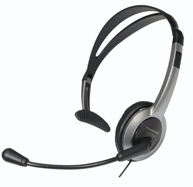 Panasonic RP-TCA430E-S écouteur/casque Avec fil Arceau Bureau/Centre d'appels Gris