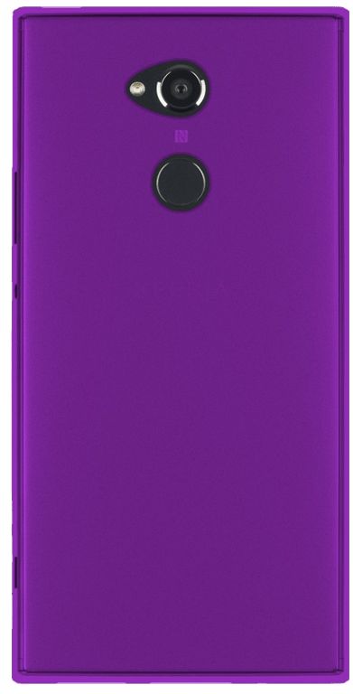 Coque silicone unie compatible Givré Violet Sony Xperia XA2 Ultra