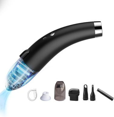 Aspirateur de table sans fil rechargeable 2 en 1 noir