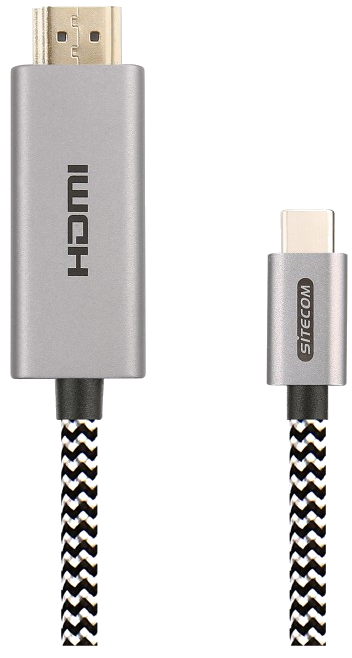 Câble USB-C => HDMI 4K/60Hz Tissus 2,00m CA-060