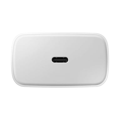 Pack Chargeur Secteur Samsung 45W USB-C avec câble USB-C vers USB-C 1,8m Blanc