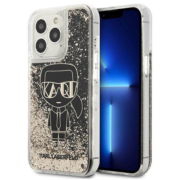 Karl Lagerfeld Karl Lagerfeld Liquid Glitter Gatsby - Coque pour iPhone 13 Pro