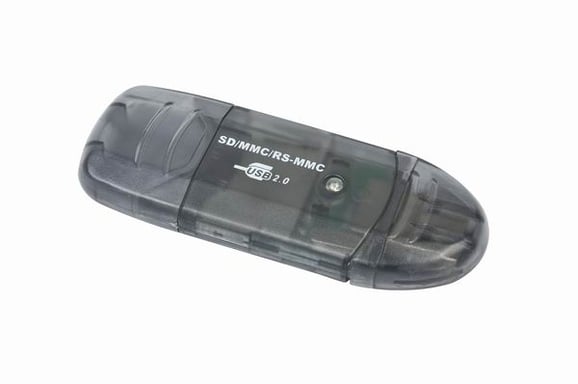 Gembird FD2-SD-1 lector de tarjeta USB 2.0 Negro