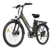 Bicicleta eléctrica urbana WITAMBIKE C26, batería extraíble de 36 V y 15 Ah, pantalla LCD inteligente - negra