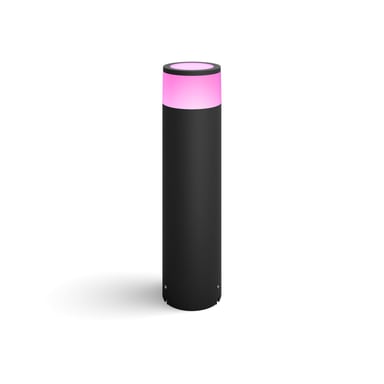 Kit de ampliación de Philips Hue CALLA Outdoor Bollard Black, White & Color Ambiance