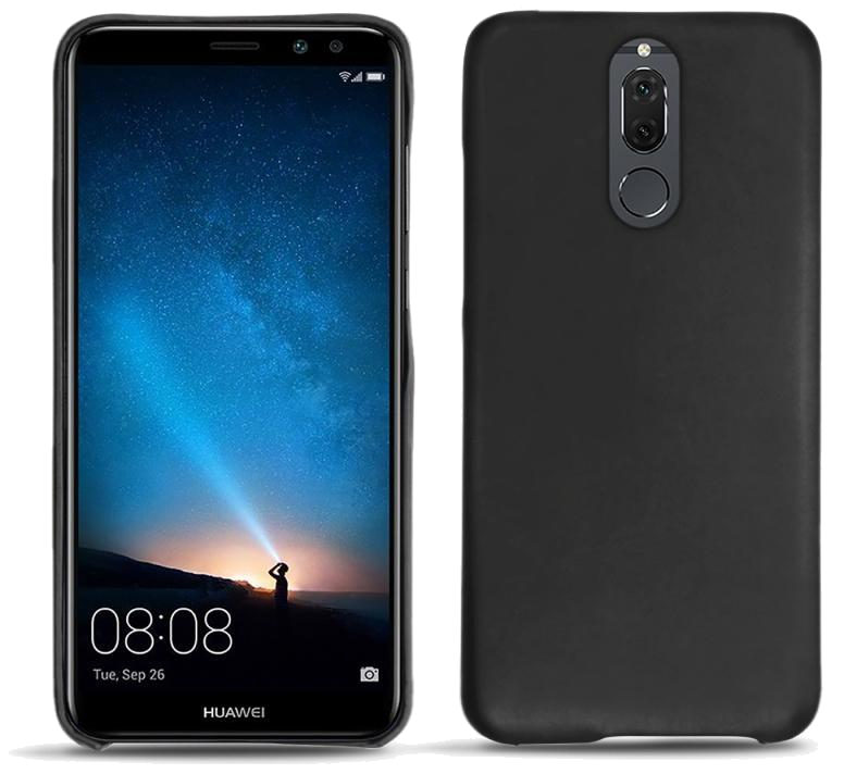 Coque cuir Huawei Mate 10 Lite - Coque arrièreNoir
