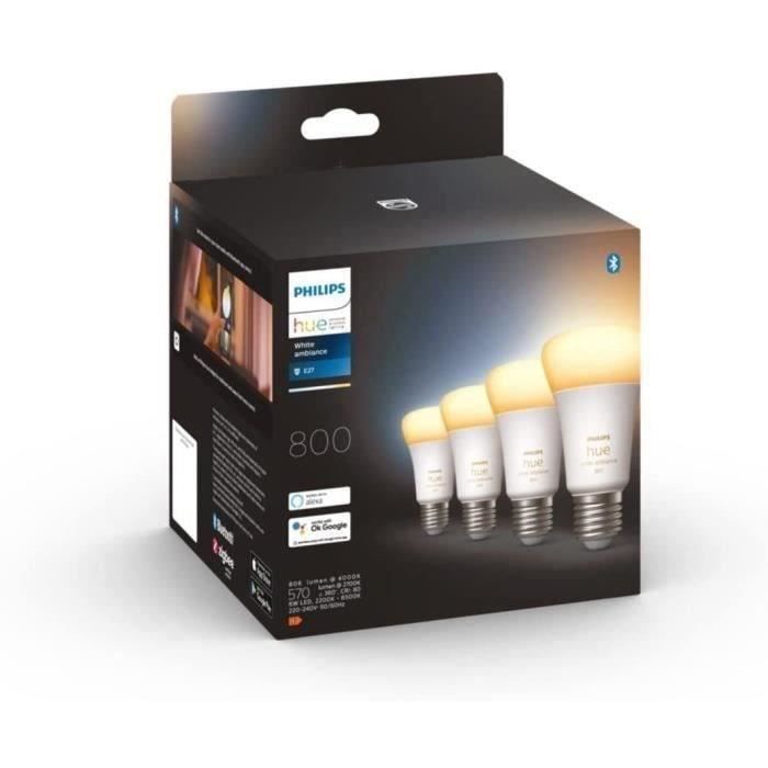 Philips Hue E27 A60 Bluetooth x 4