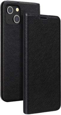 BigBen Connected Funda con cierre para Iphone 15 Plus Protección de folios Negro