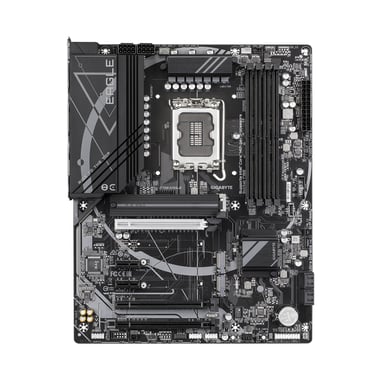 GIGABYTE Z790 EAGLE Carte mère - Prend en charge les processeurs Intel Core de 14e génération, VRM 12+1+1 phases, jusqu'à 7600MHz DDR5 (OC), 3xPCIe 4.0 M.2, 2,5GbE LAN, USB 3.2 Gen 2