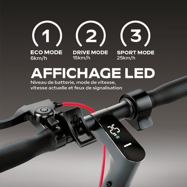 Urbanglide Ride 100 max 25 km/h Nero 7,5 Ah