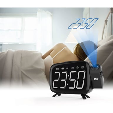 CGV CR-P10 Horloge Numérique Noir