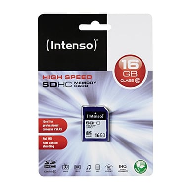 Memoria flash Intenso 3411470 16 GB SDHC Classe 10