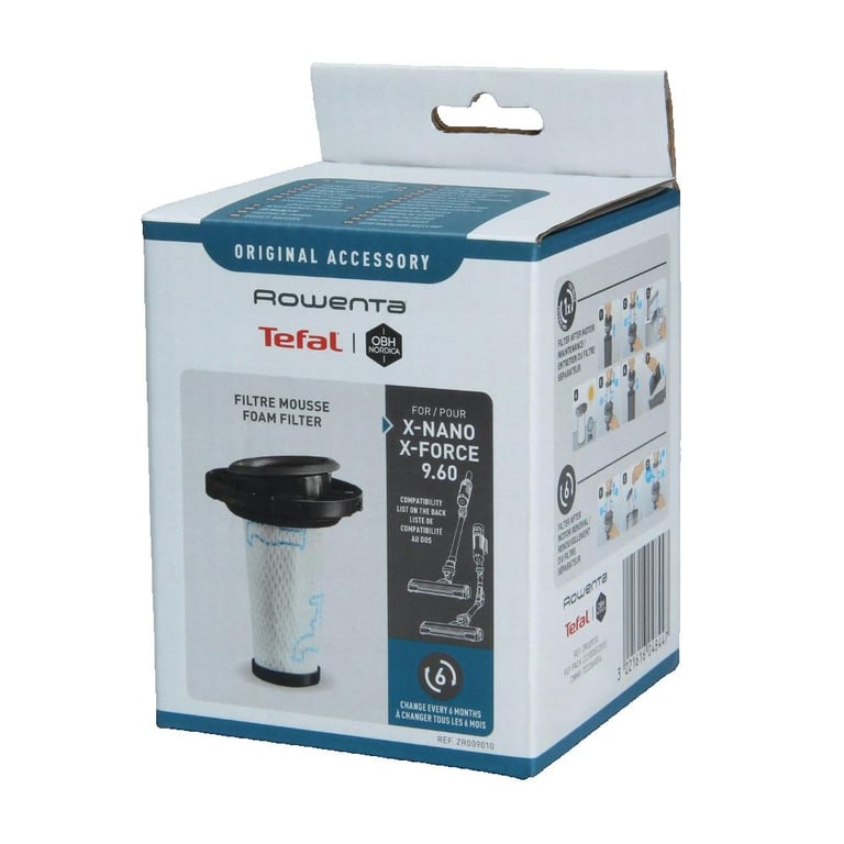Filtre mousse separateur pour aspirateur Rowenta ZR009010 - vue 3