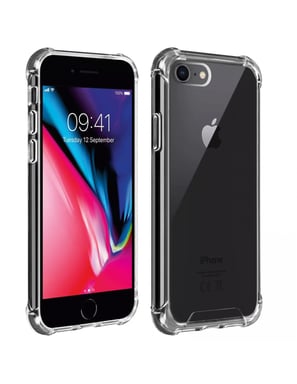Altadif ALTCAGI87TRAN coque de protection pour téléphones portables 11,9 cm (4.7'') Housse Transparent Apple iPhone SE/8/7