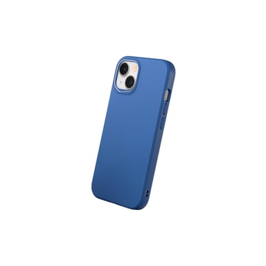 RhinoShield Coque Compatible avec [iPhone 15]   SolidSuit Compatible avec Magsafe - Coque Fine avec Technologie d'absorption des Chocs et Finition Premium Mate - Bleu Cobalt