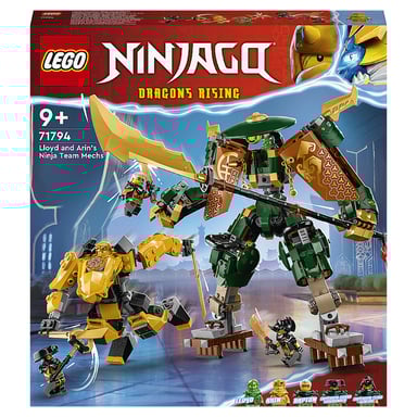 Lego Ninjago 71794 - Lloyd y Arin Ninja Robot Equipo para Aventuras Épicas