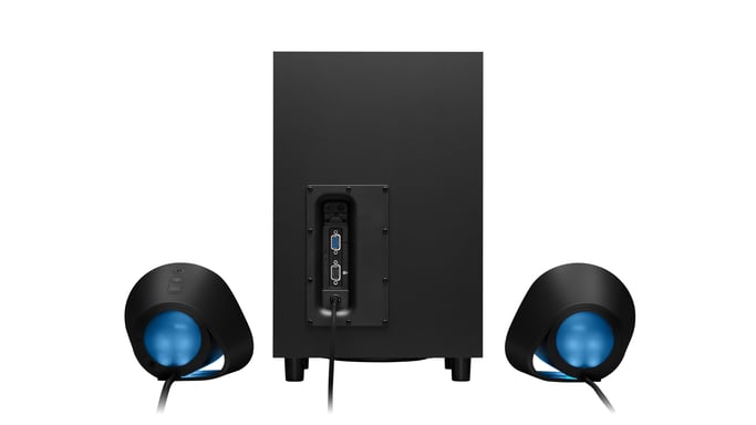 Logitech G 980-001302 set d'enceintes 120 W PC/ordinateur portable Noir 2.1 canaux 30 W Noir - vue 2