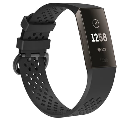 Bracciale Fitbit Charge 3/4 in silicone Nero (L)