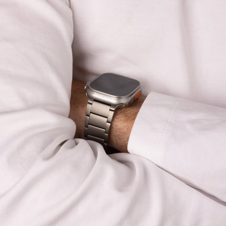 Bracelet Accezz pour Apple Watch 49mm Titane mat - vue 5