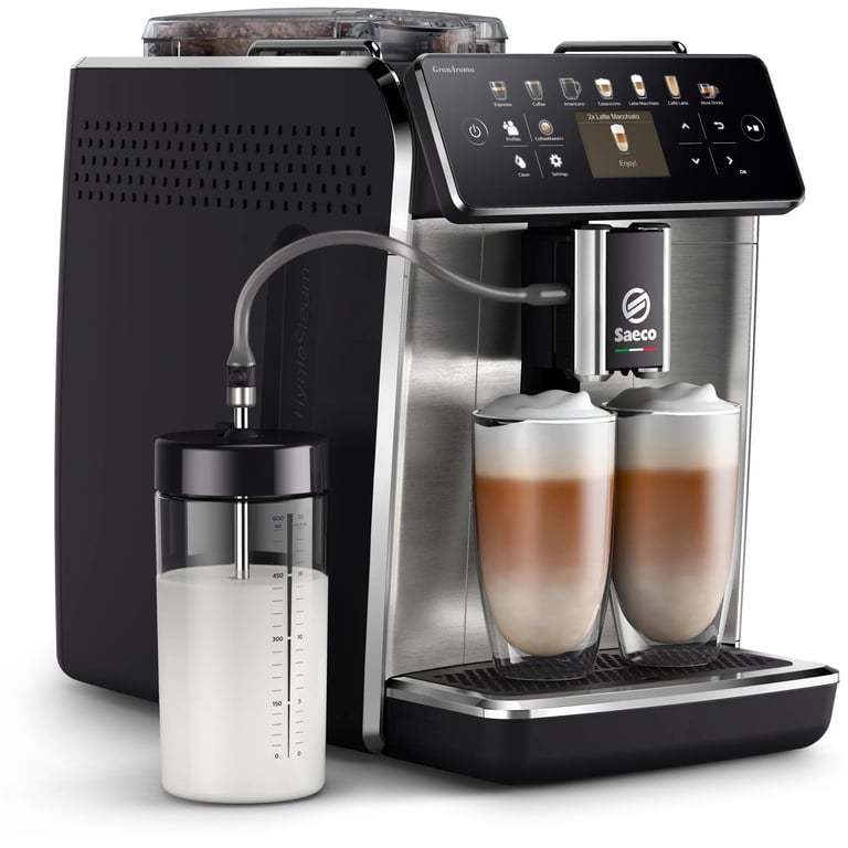 Machine À Café Automatique PHILIPS GranAroma SM6585/00 – 15 Bars, Broyeur Céramique - vue 10