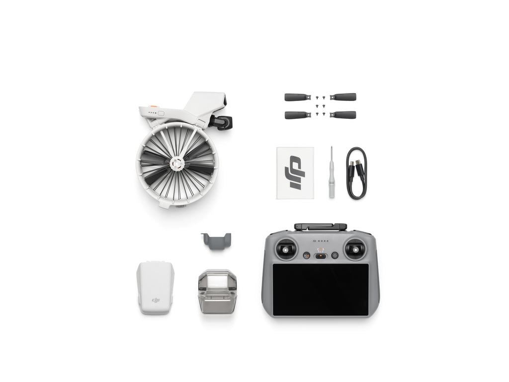 Pack DJI Flip 4 rotors & RC 2 - Quadcoptère 48 MP 3840 x 2160 pixels 3110 mAh Noir, Blanc - Excellent état