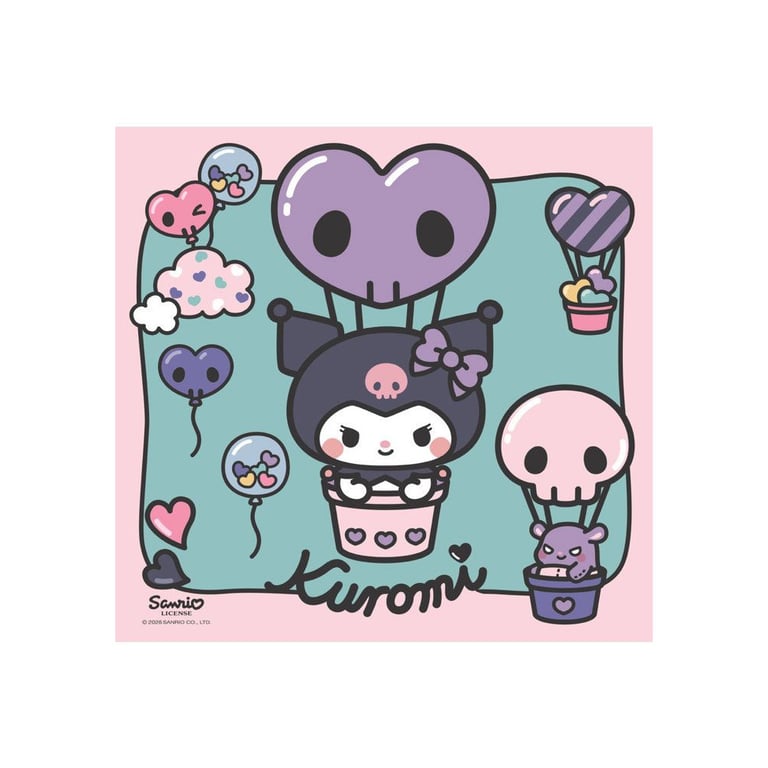 Puzzle enfant Clementoni Kuromi 3 x 48 pièces Set carré pièces épaisses Couleurs pastel Made in Italy Neuf - vue 2
