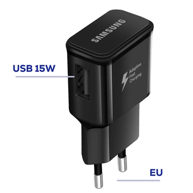 Caricatore USB 15W ricarica rapida, compatto originale