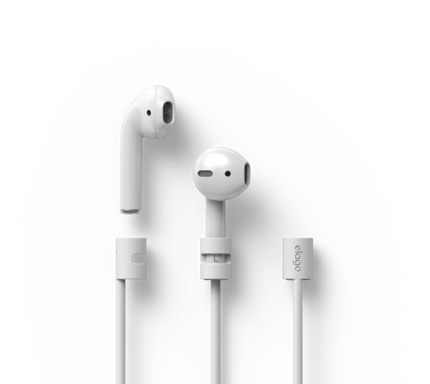 Cinghie Airpod bianche