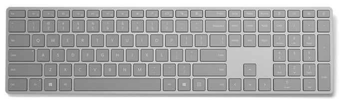 Microsoft Surface Keyboard clavier Universel RF sans fil + Bluetooth QWERTY Italien Gris