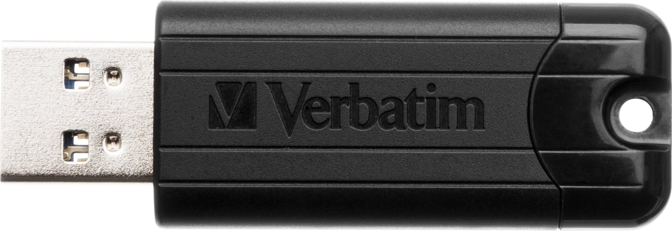 Verbatim Clé USBPinStripe 3.0 de 256 Go - Noire
