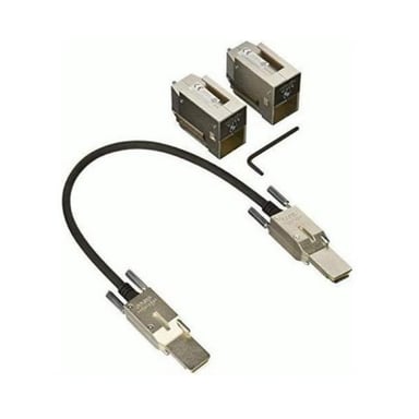 Cisco C9200L-STACK-KIT= Cavo InfiniBand e fibra ottica 0,48 m Nero, Grigio