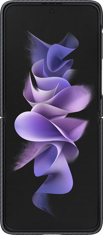 Funda de aramida con función de soporte Negro para Samsung G Z Flip 3
