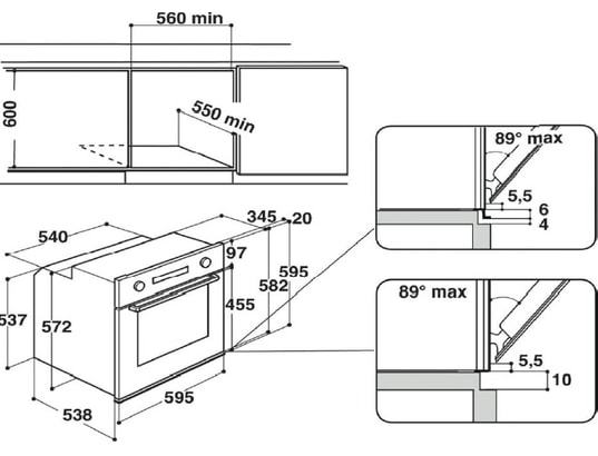 WHIRLPOOL Four pyrolyse multifonction AKZ96290WH - vue 5