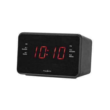 Radio sveglia digitale LED AM / FM con proiezione dell'ora e timer per il sonno
