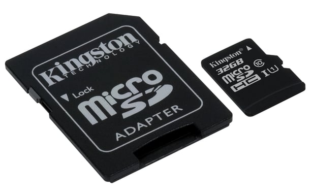 Kingston Technology microSDHC Class 10 UHS-I Card 32GB 32 Go Classe 10