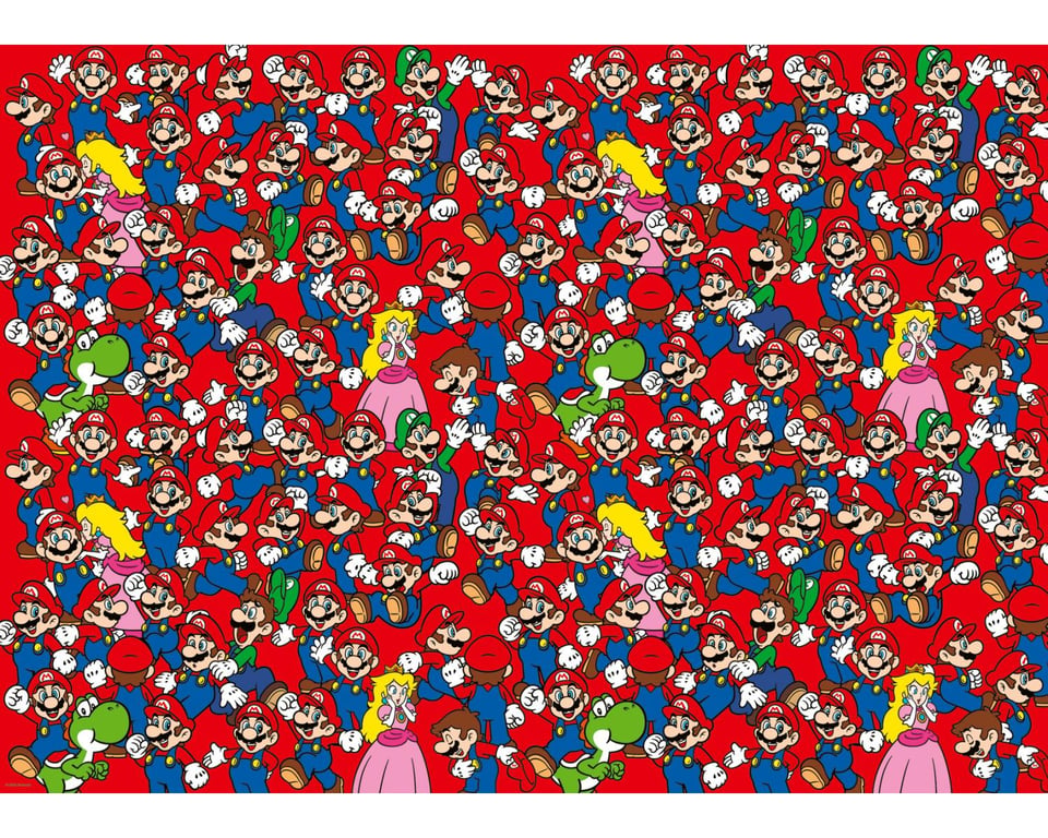 Puzzle 1000 pièces Challenge Puzzle : Super Mario Ravensburger France - vue 3