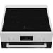 Cuisinière induction posable BEKO FBE69303MWC 4 foyers four chaleur brassée 72 L inox noir