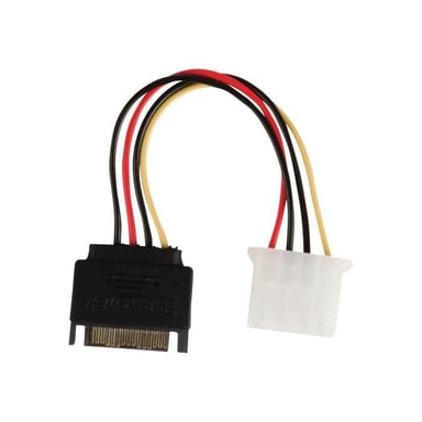 Cable de alimentación interno NEDIS - SATA 15 patillas macho - Molex hembra - 0,15 m - Varios