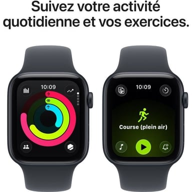 Apple Watch SE (3nd generation) OLED 44 mm Digital 368 x 448 Pixeles Pantalla táctil Negro Wifi GPS (satélite)