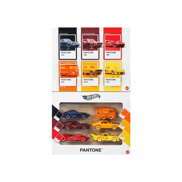 Coffret véhicules HOT WHEELS Pantone JNK94 6 véhicules Collaboration Collection - vue 4