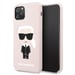 Funda Karl Lagerfeld para iPhone 11 Pro rosa claro Silicona Iconic